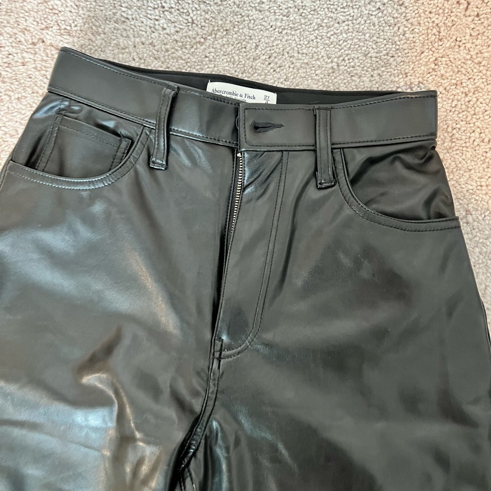 abercrombie & fitch ankle straight ultra high rise